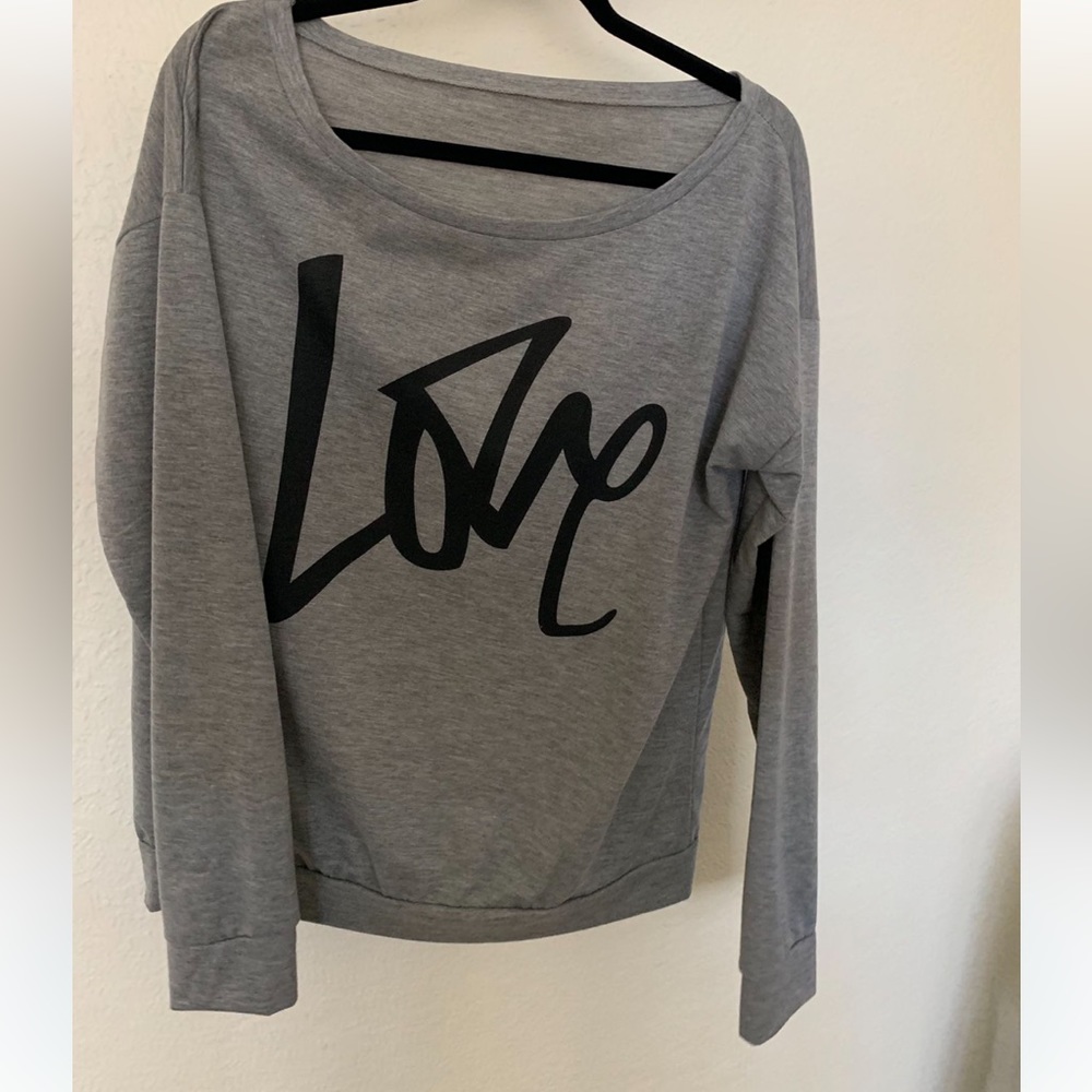 Light sweater type- half shoulder option